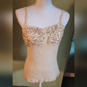 Future paradise 100% cashmere cami sized medium